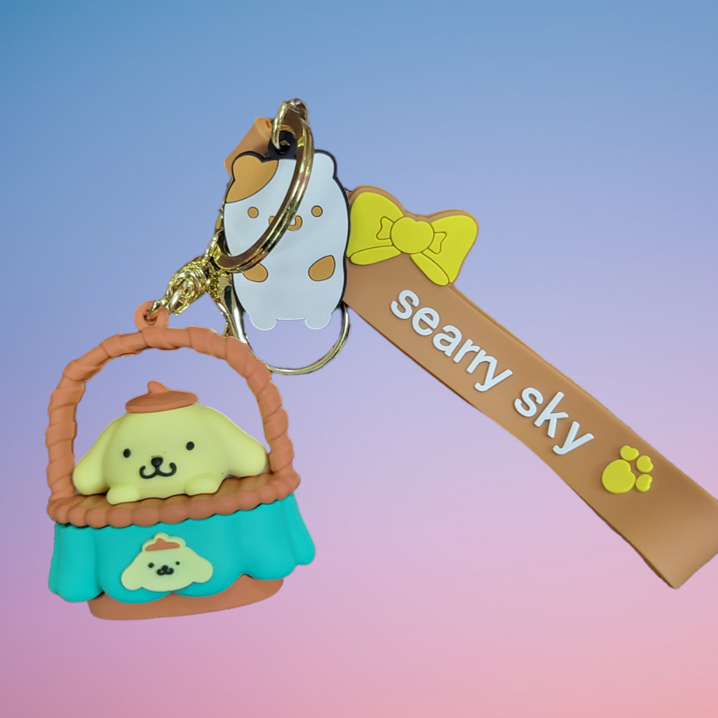 Sanrio Friends Basket Keychin