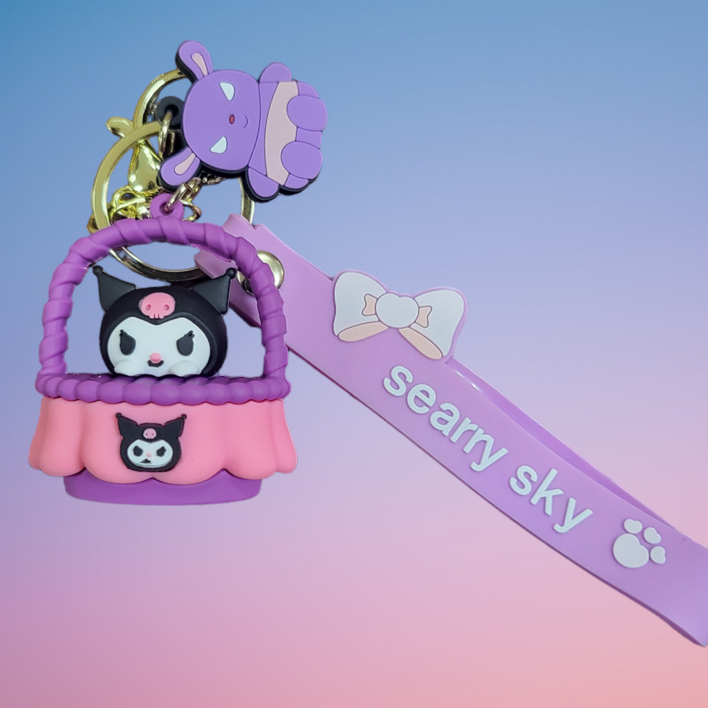 Sanrio Friends Basket Keychin