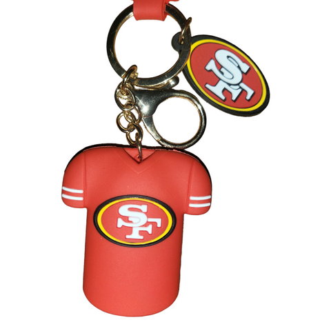SF 49ers Jersey Keychain