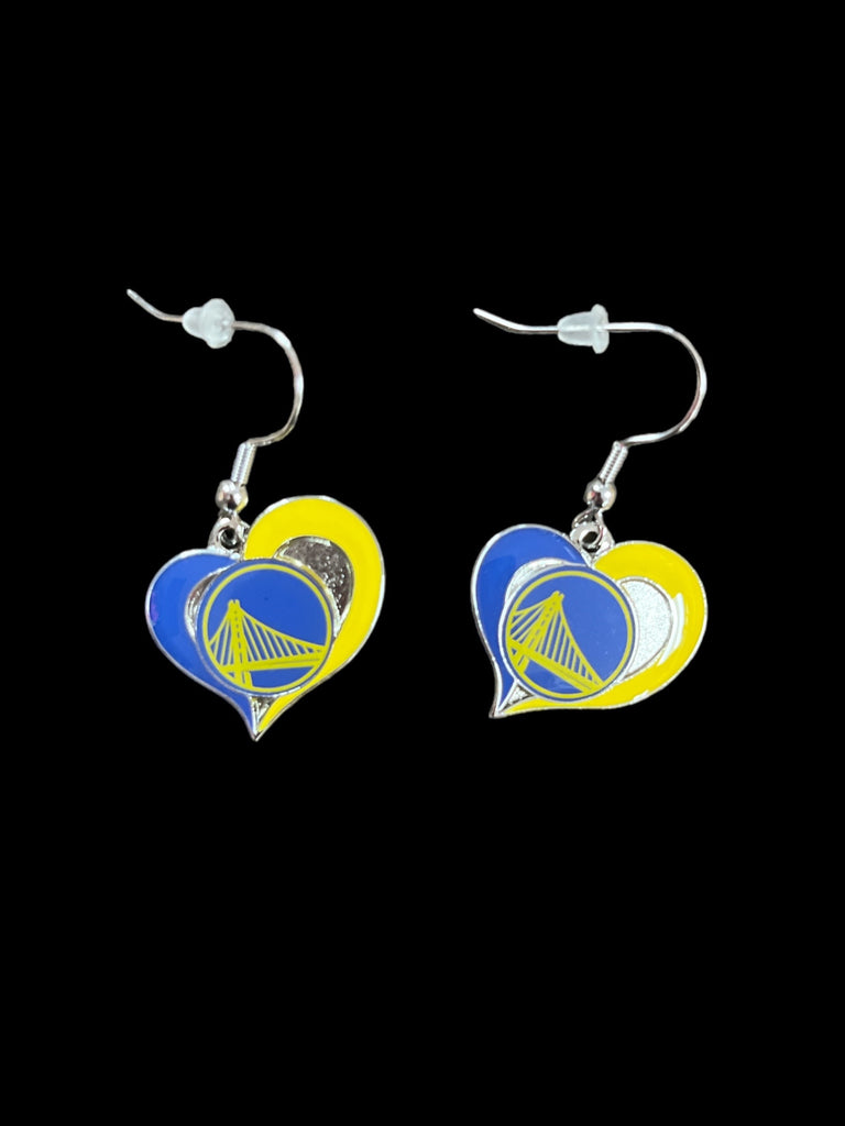 GS Warriors Dangling Earrings