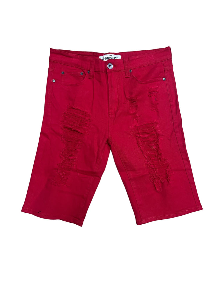 12AM Nations Distressed Shorts ( FINAL SALE )