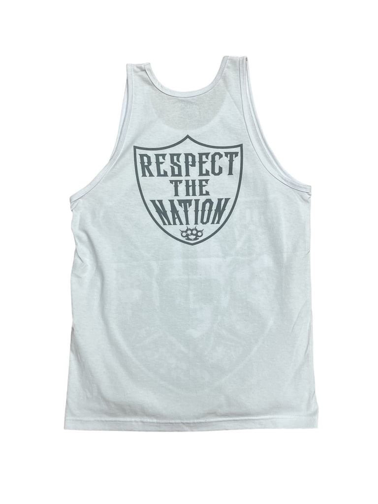 Raiders Aztec Silver & Black Tank Top