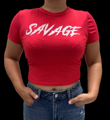 Savage Crop Top ( FINAL SALE )