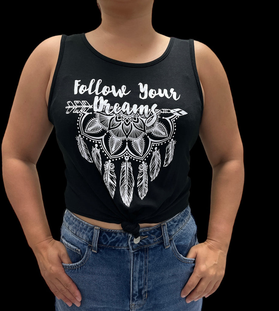 Follow Your Dreams Crop Top 482 ( FINAL SALE )