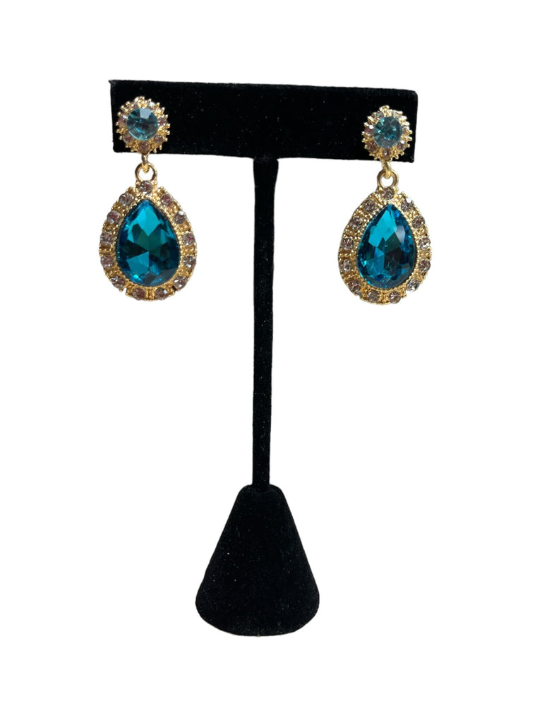Teardrop Rhinestone Earrings