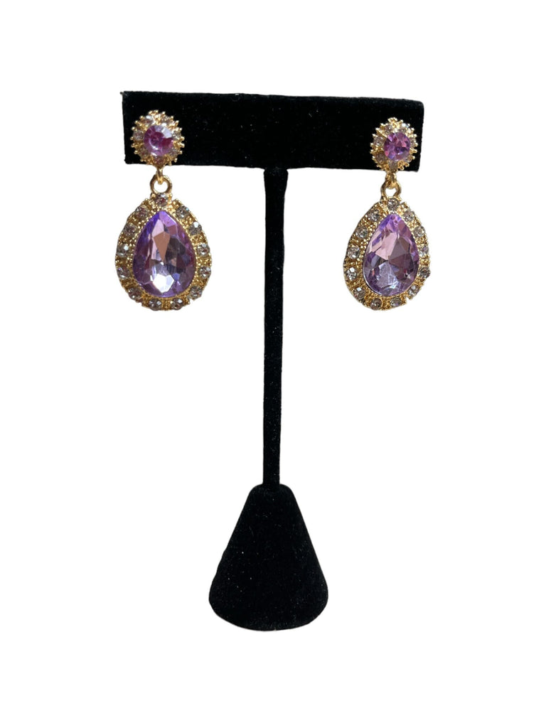 Teardrop Rhinestone Earrings