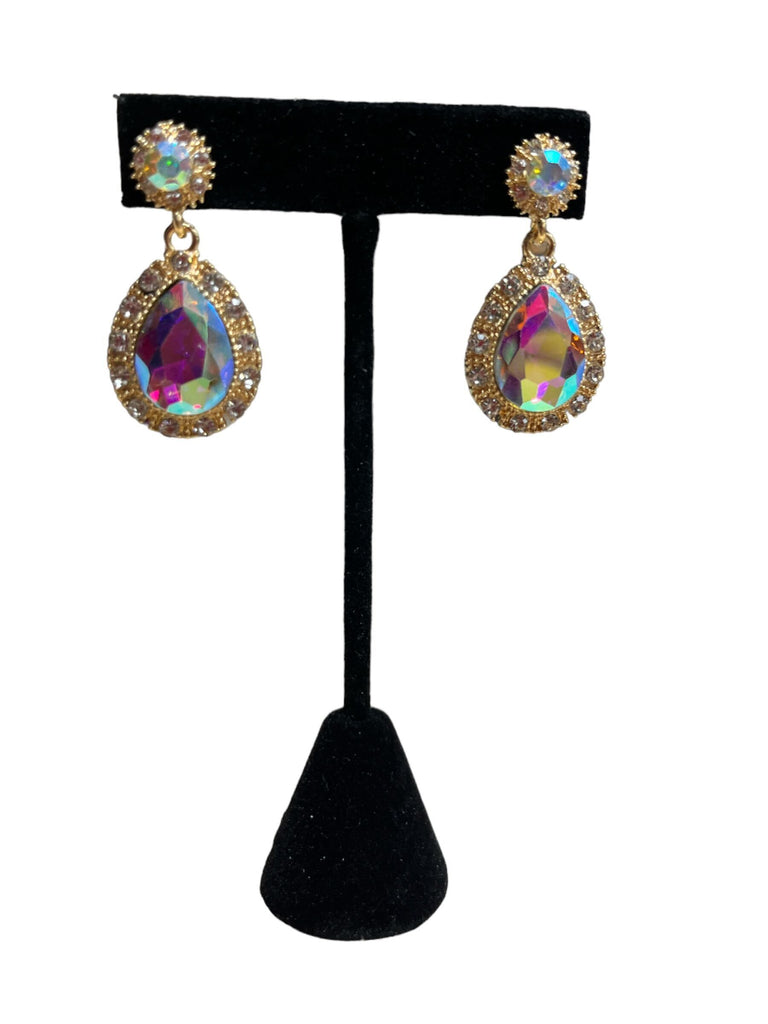 Teardrop Rhinestone Earrings