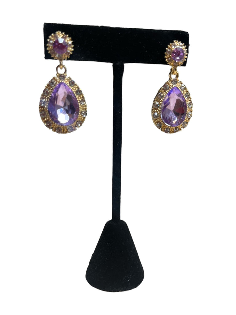 Teardrop Rhinestone Earrings
