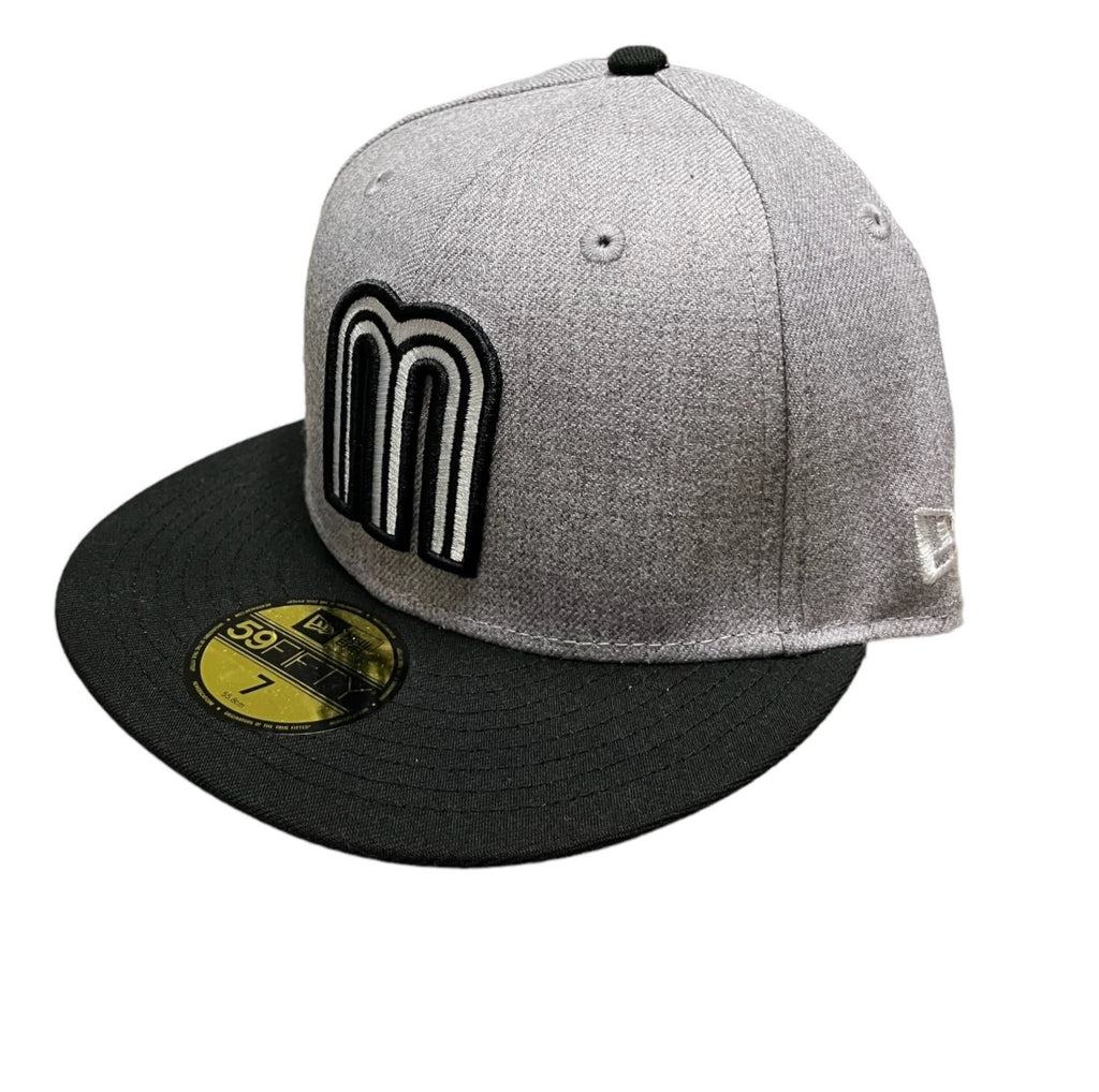 Mexico Baseball Grey Black Cap