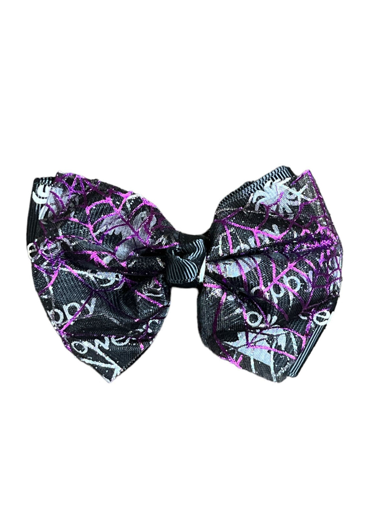 Halloween Spider Web Hair Bows