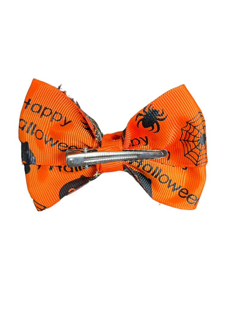 Halloween Spider Web Hair Bows