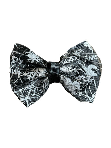 Halloween Spider Web Hair Bows