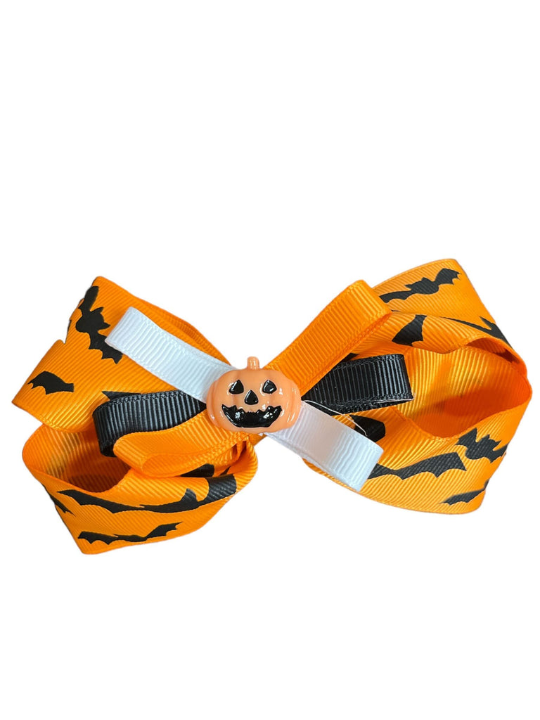 Halloween Pumpkin Hair Bows