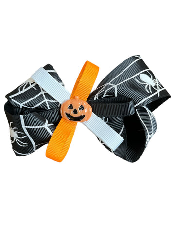 Halloween Pumpkin Hair Bows