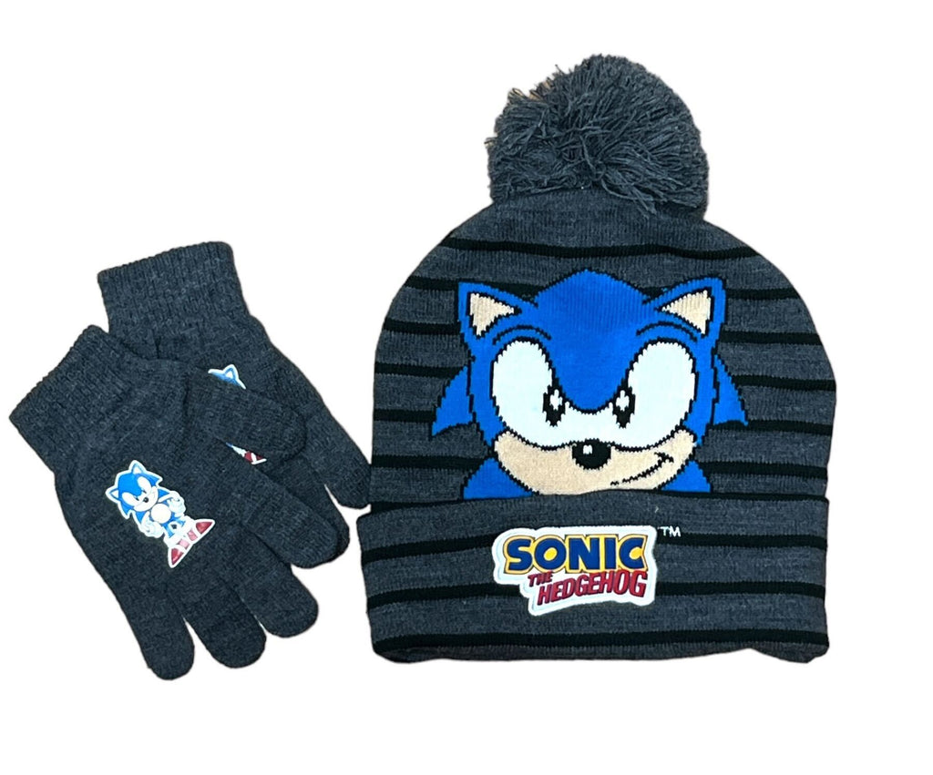 Sonic The Hedgehog Beanie & Gloves Set