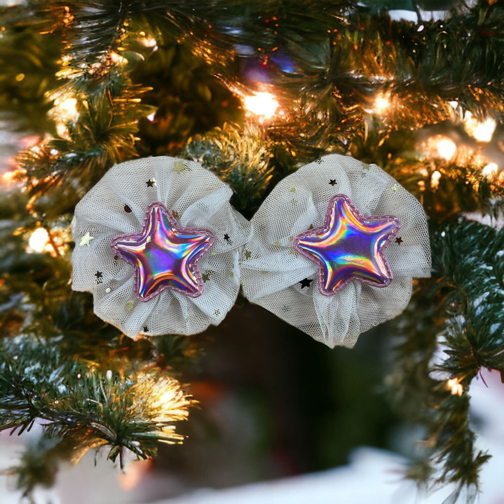 Star Shape Hair Bows