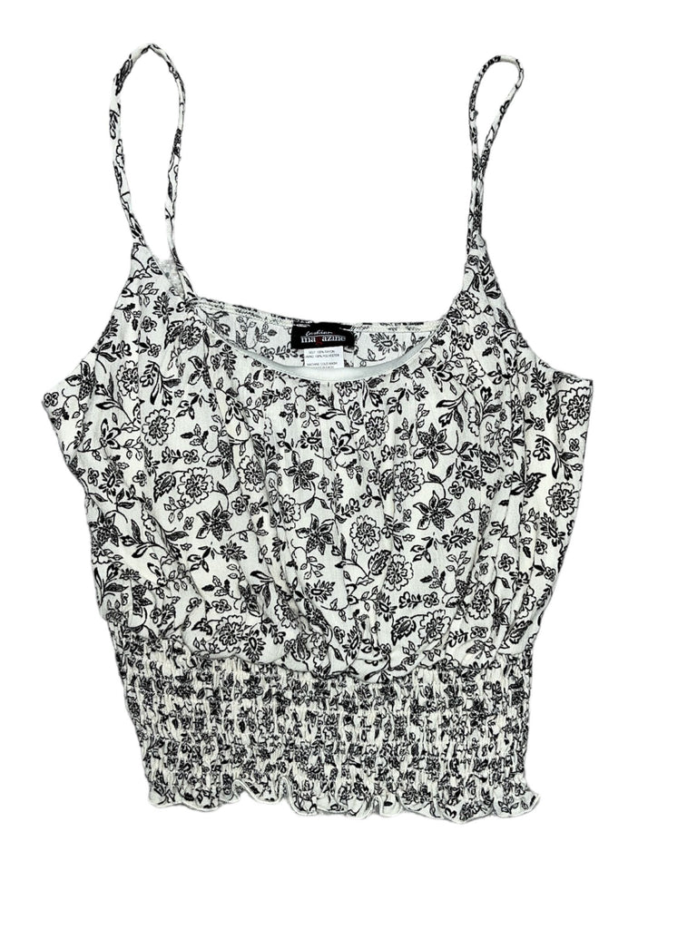 Gauze Print Smocked Rushed Top FM 3346 ( FINAL SALE )