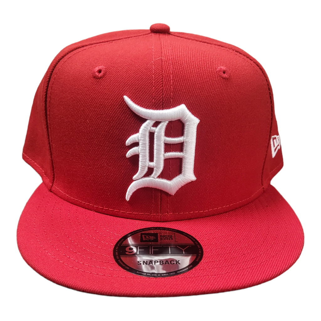 Detroit Tigers Scarlet Snapback
