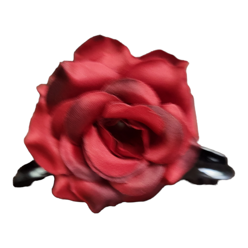 Rose Flower Hair Claw