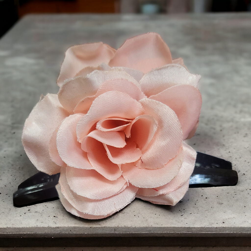 Rose Flower Hair Claw