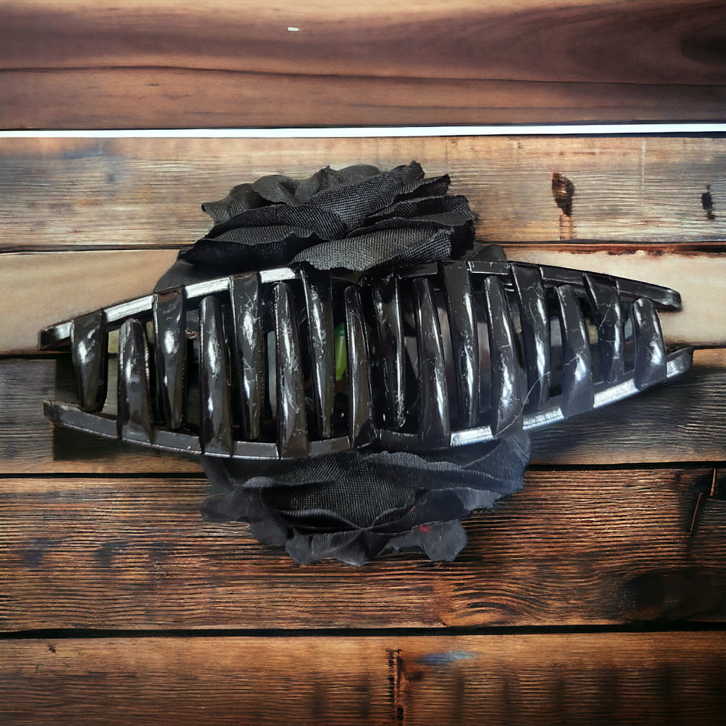 Rose Flower Hair Claw