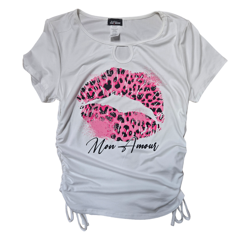 Mon Amor Lips Tee 3222 (FINAL SALE)