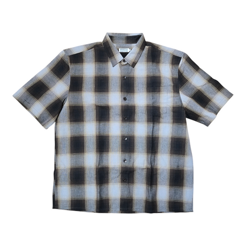 Plaid Short Sleeve Button Up