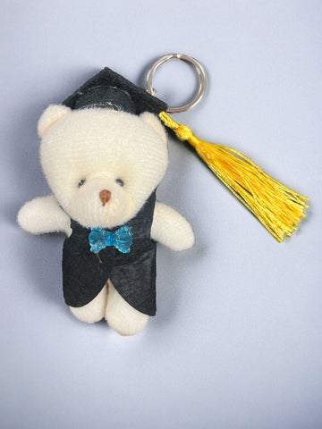 Graduation Bear Keychain