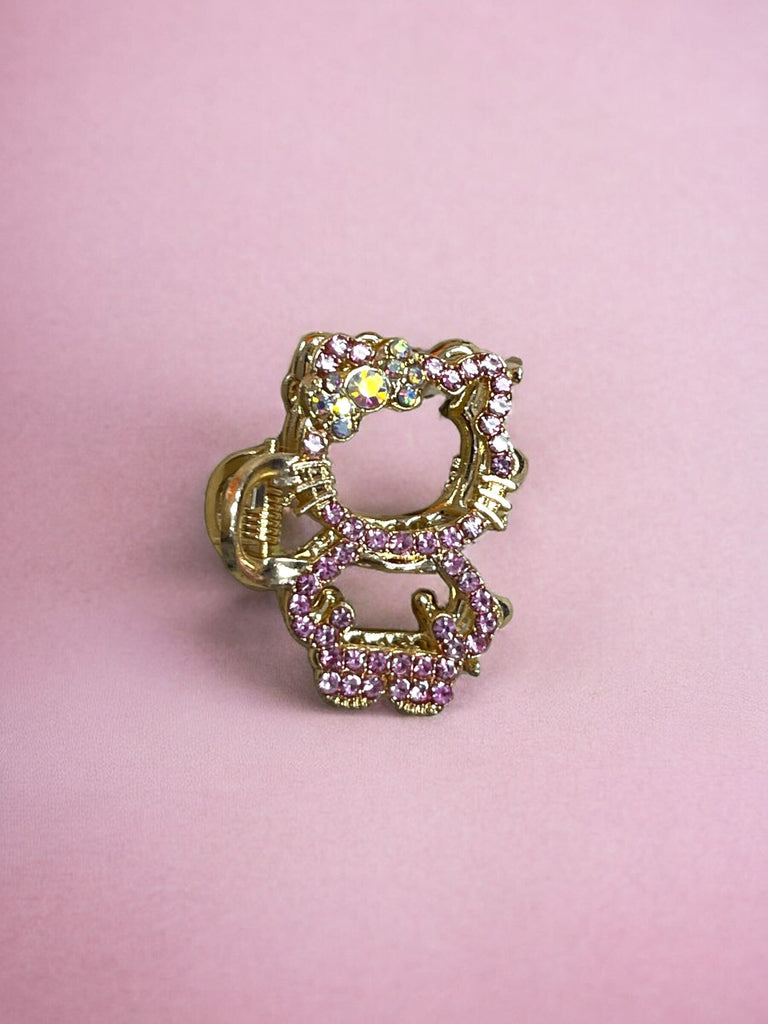Hello Kitty Rhinestone Hair Clip