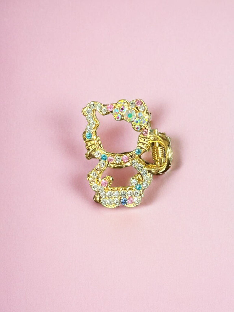 Hello Kitty Rhinestone Hair Clip