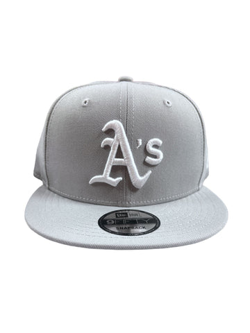 Oakland A's Gray/White 9FIFTY Snapback