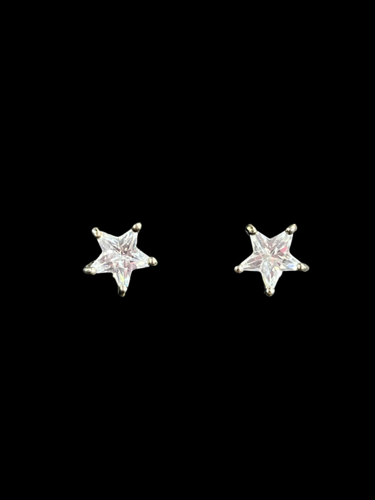 Star Shape Zirconia Stud Earrings