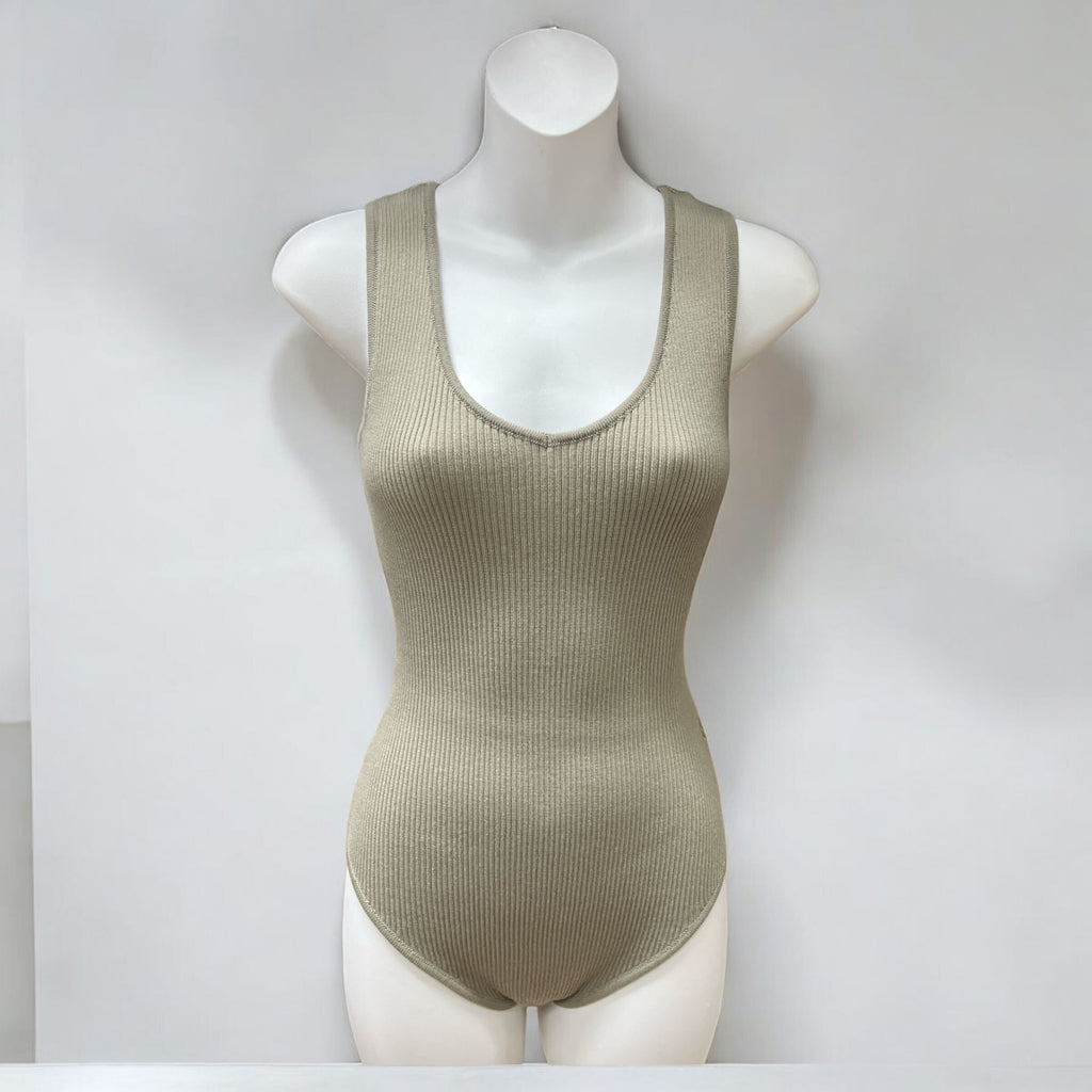 V-Neck Knit Bodysuit S&P 2101
