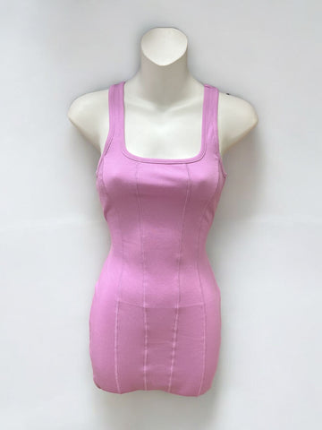 Ribbed Mini Tank Dress 28237