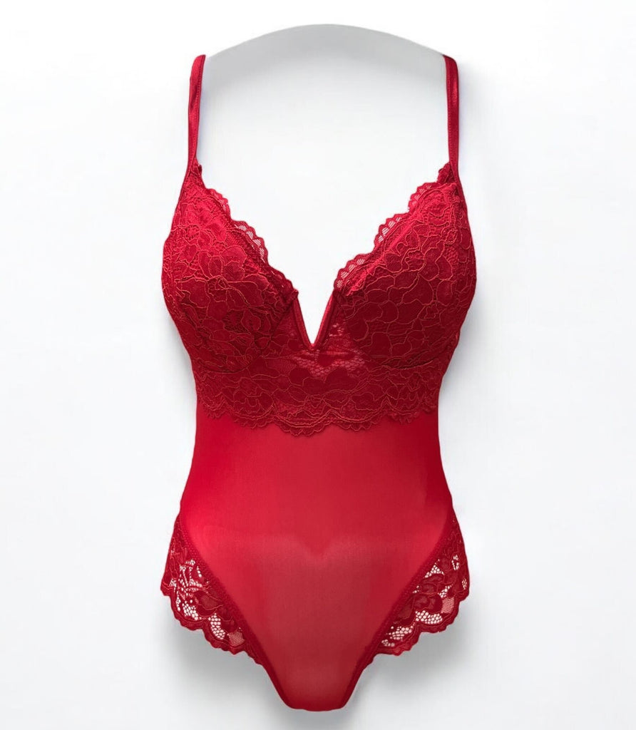 Lace & Mesh Bodysuit Bozzolo 11107