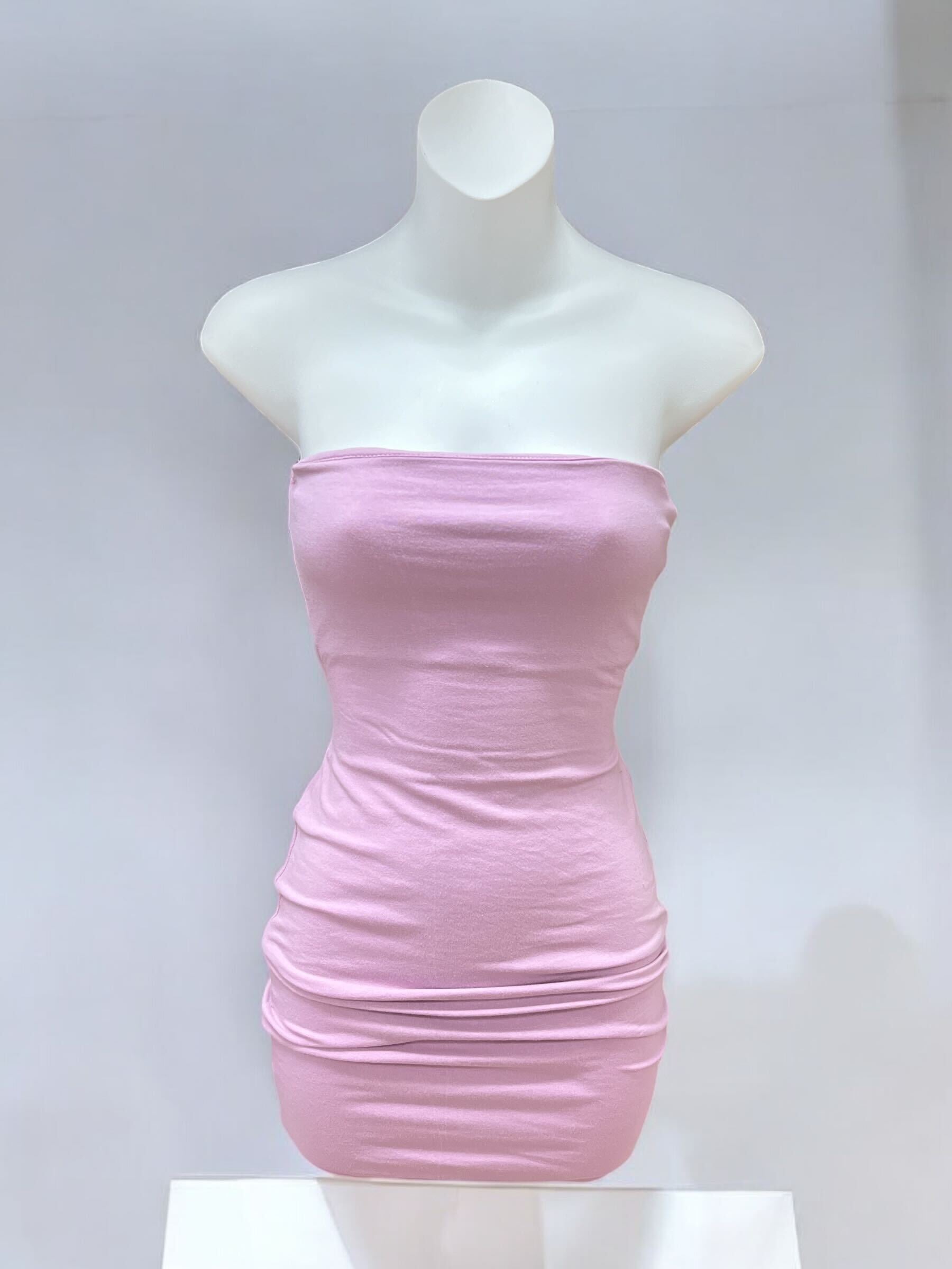 tube top dresses Basic Tube Top Dress 52931 Lavender / Medium