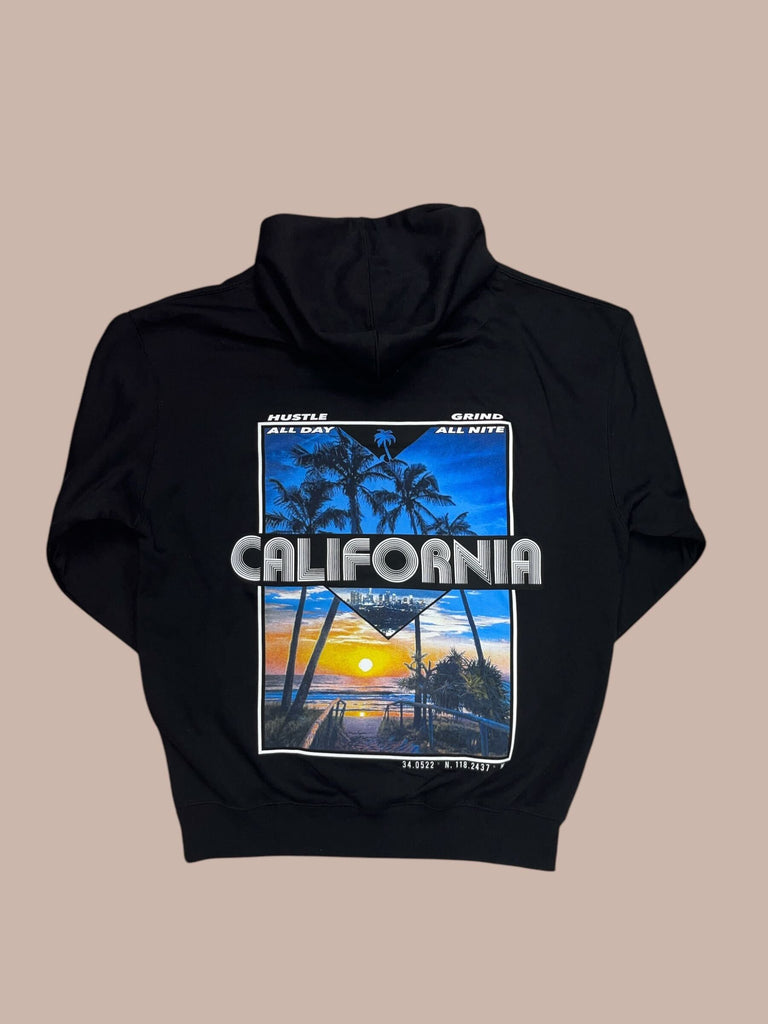 Hustle All Day Grind All Night California Hoody