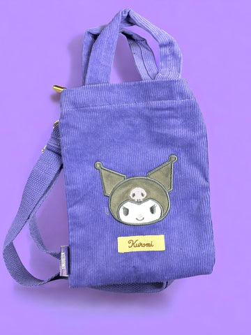 Kuromi Corduroy Mini Tote