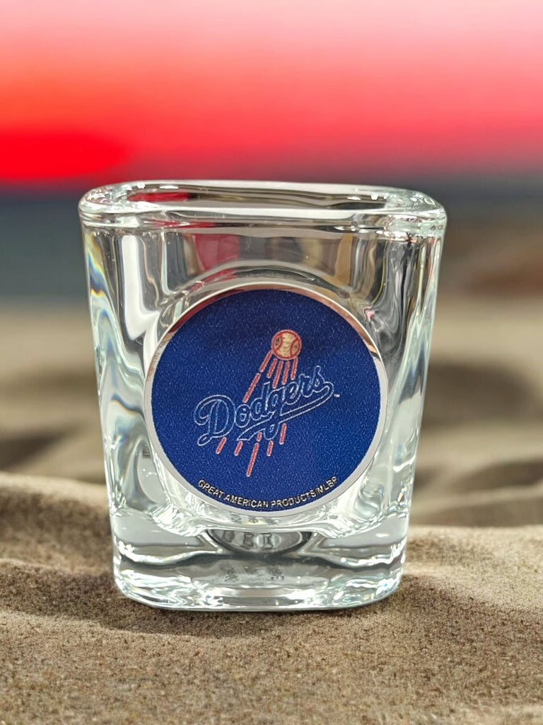 LA Dodgers Square Shot Glass