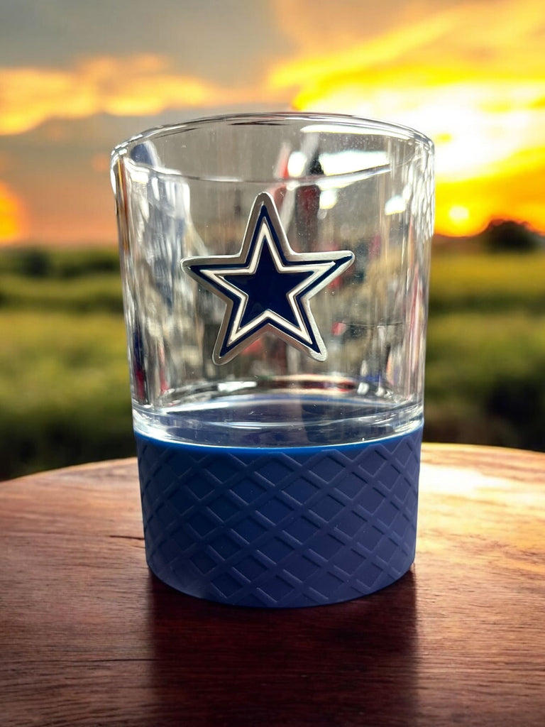 Dallas Cowboys Whiskey Glass 2Tone