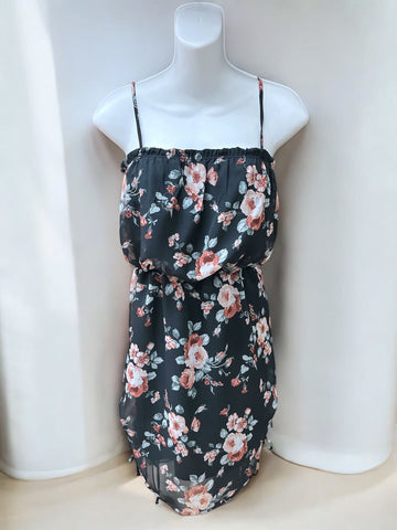 Floral Linen Dress 3355
