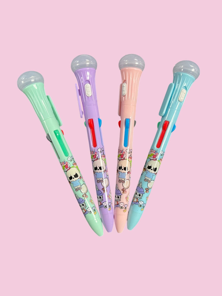 Labubu Multi Color Ballpoint Light Up Pen