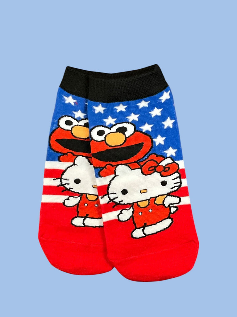 Hello Kitty & Elmo Socks