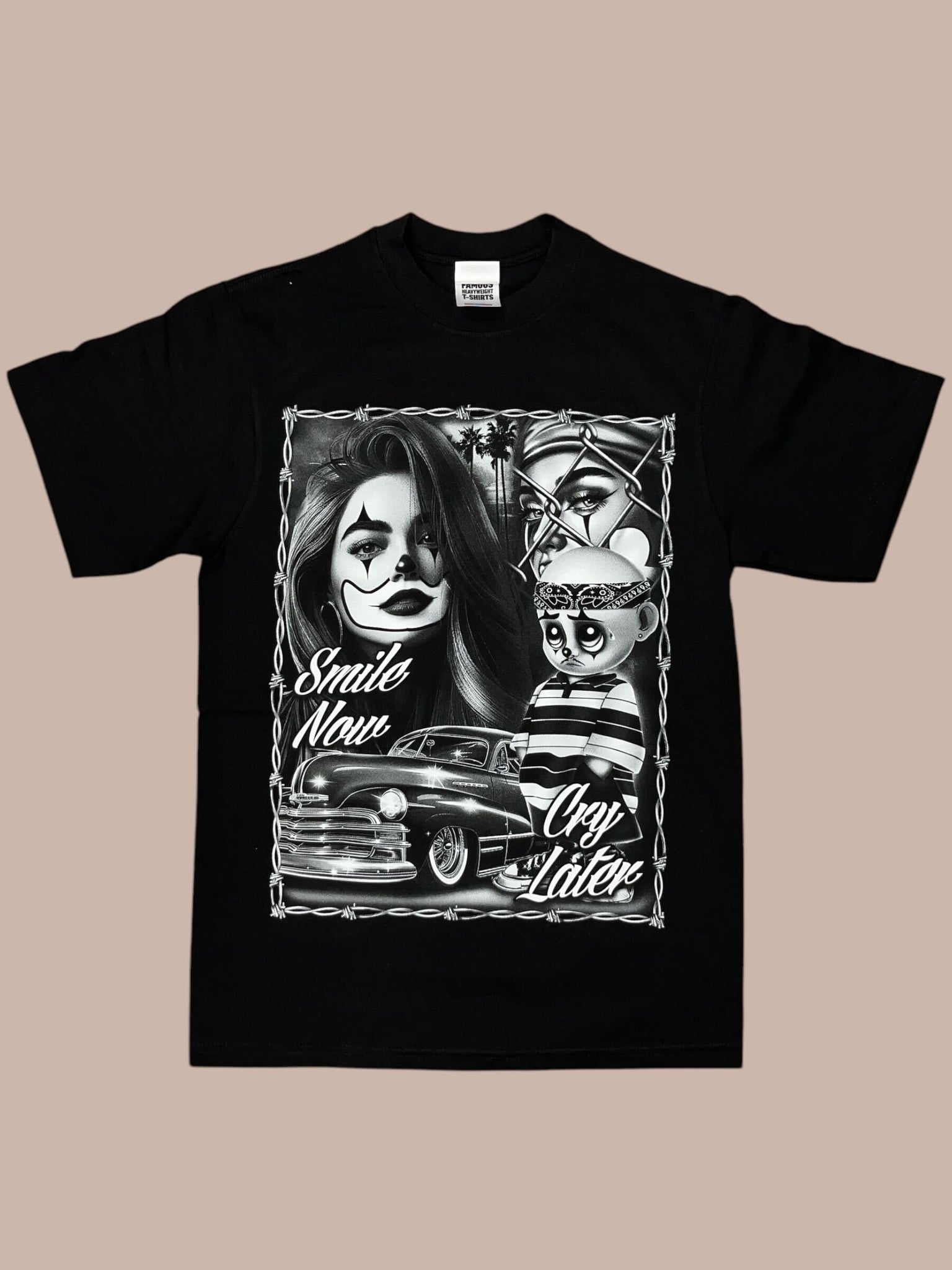 Baby Tee Graphic Tees Celebrity Smile Now Cry Later Baby Tee Craze