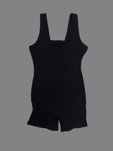 Square Neck Hot Short Catsuit 13821