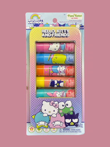Hello Kitty & Friends Lip Balm in Tin Set