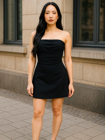 Strapless Mini Dress 1604