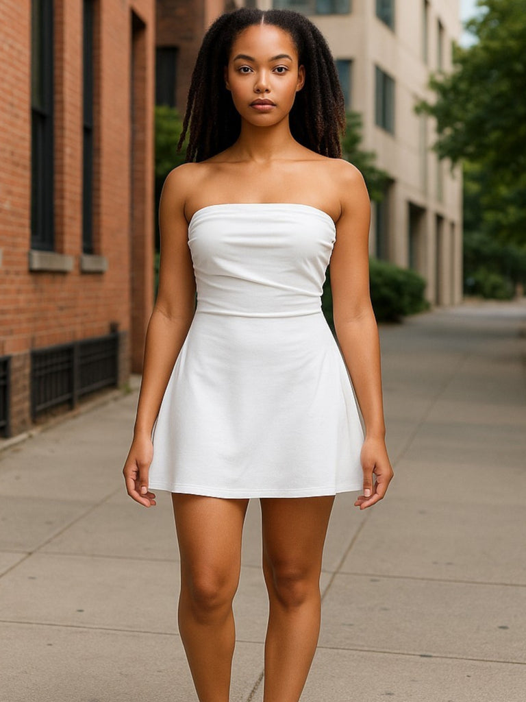 Strapless Mini Dress 1604