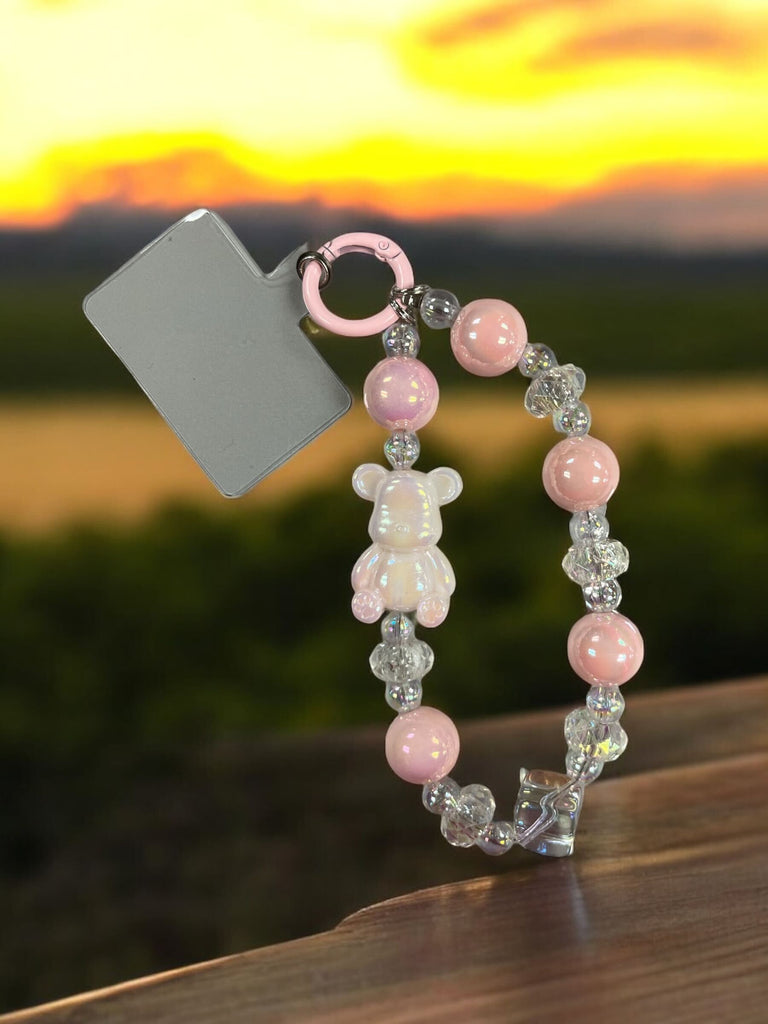 Teddy Bear Phone Charm Bracelet