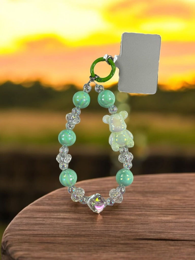 Teddy Bear Phone Charm Bracelet